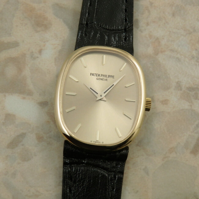 PATEK PHILIPPE パテックフィリップ Golden Ellipse 4226 イエローゴールド 希少 シャンパンダイヤル レディース