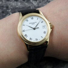 パテックフィリップ PATEK PHILIPPE カラトラバ 5117J-001 Dバックル 付:画像6