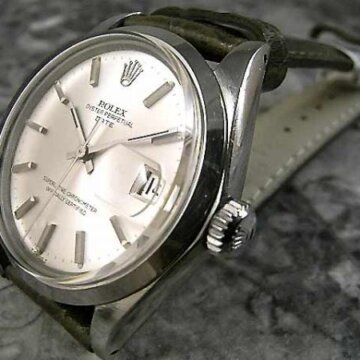 ロレックス オイスターパーペチュアルデイト 1500 名機キャリバー1570 1969年 正面全体
