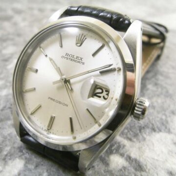 ROLEX/ロレックスオイスターデイト 6694 シルバーダイヤル 1966年 正面全体
