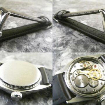 ロレックス オイスター スピードキング 側面 リューズ