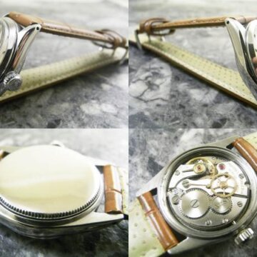 ROLEX・ロレックス OYSTERDATE/オイスターデイト Ref.6466 ボーイズ 側面 リューズ