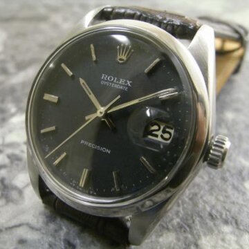ROLEX/ロレックス Ref.6694 OYSTERDATE/オイスターデイト ブラックダイヤル 正面全体