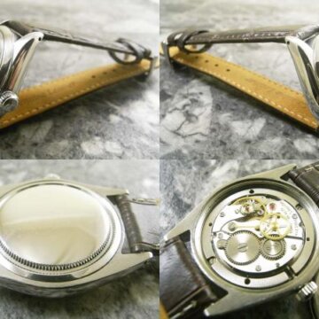 ROLEX/ロレックス Ref.6694 OYSTERDATE/オイスターデイト ブラックダイヤル 側面 リューズ