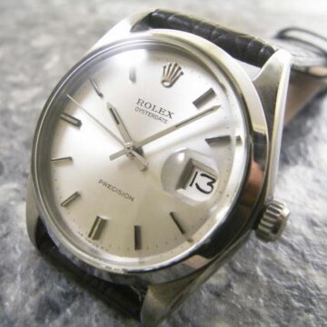 ROLEX/ロレックスオイスターデイト Ref.6694 シルバーダイヤル 正面全体