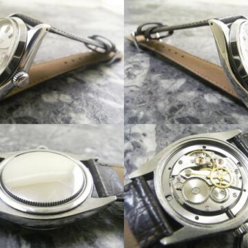 ROLEX/ロレックスオイスターデイト Ref.6694 シルバーダイヤル 側面 リューズ