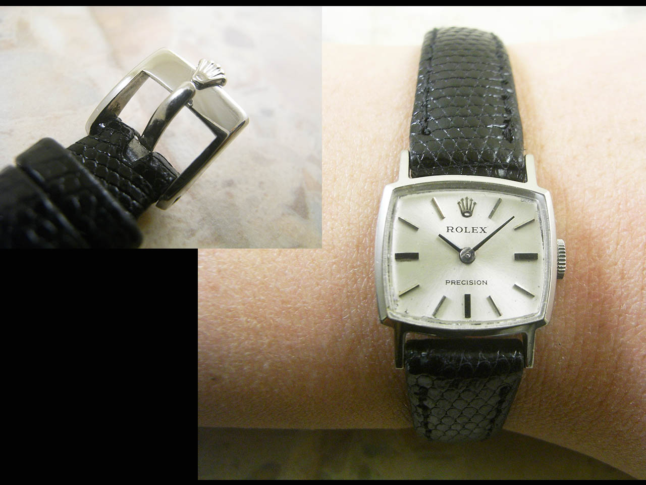 ロレックス プレシジョン アンティーク レディース 1970年 ROLEX 手