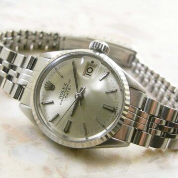 ROLEX ロレックス Ref.6517 オイスターパーペチュアルデイト レディースウォッチ 正面全体