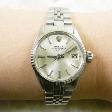 ROLEX ロレックス Ref.6517 オイスターパーペチュアルデイト レディースウォッチ 背面
