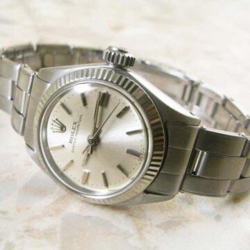 アンティーク ロレックス(ROLEX) レディース オイスターパーペチュアル 6619 正面全体