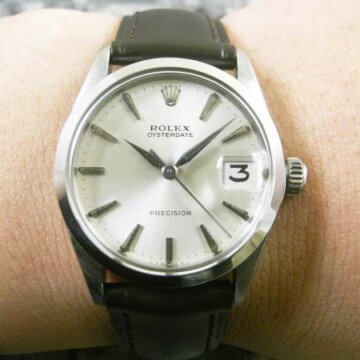 ROLEX・ロレックス OYSTERDATE/オイスターデイト Ref.6466 ボーイズ 背面