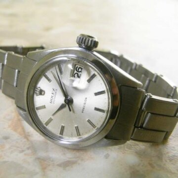 アンティーク ロレックス(ROLEX) レディース オイスターデイト Ref.6406 正面全体