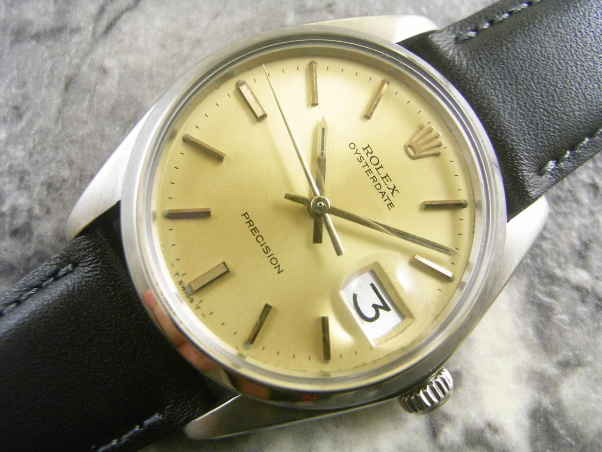 ROLEX・ロレックス OYSTERDATE・オイスターデイト Ref.6694 シャンパン 
