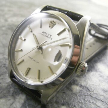 ROLEX ロレックス/Ref.6694/OYSTERDATE オイスターデイト シルバーダイヤル 正面全体