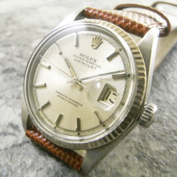 ROLEX・ロレックス Ref.1601 デイトジャスト フルーテッドベゼル 自動巻クロノメーター 希少タイプ 正面全体