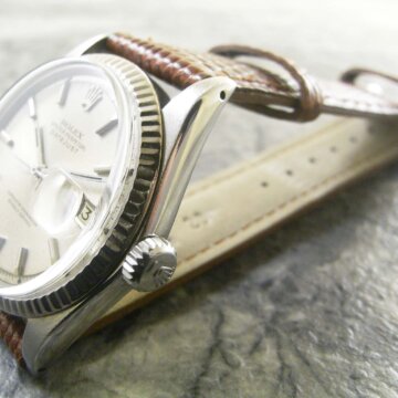 ROLEX・ロレックス Ref.1601 デイトジャスト フルーテッドベゼル 自動巻クロノメーター 希少タイプ 側面 リューズ