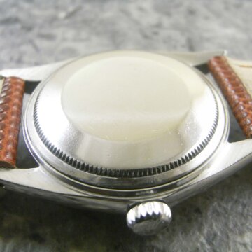 ROLEX・ロレックス Ref.1601 デイトジャスト フルーテッドベゼル 自動巻クロノメーター 希少タイプ 背面 ベルト