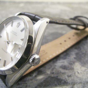 ROLEX ロレックス/Ref.6694/OYSTERDATE オイスターデイト シルバーダイヤル 1974年 側面 リューズ