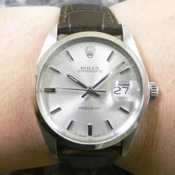 ROLEX ロレックス/Ref.6694/OYSTERDATE オイスターデイト シルバーダイヤル 1974年 試着イメージ