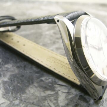 ROLEX ロレックス OYSTERDATE オイスターデイト Ref.6694 アルファハンド／クサビインデックス 手巻き 背面
