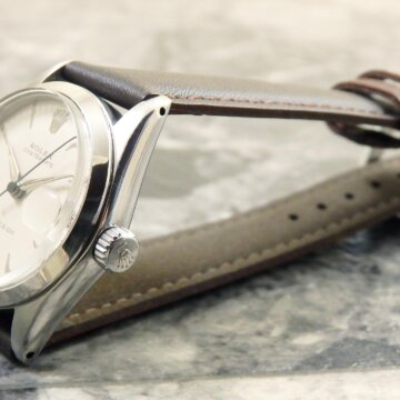 ROLEX ロレックス オイスターデイト Ref.6466 ボーイズサイズ アルファハンド 側面 リューズ