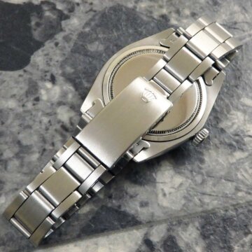 ROLEX ロレックス／OYSTE オイスター Ref.6426 シルバーダイヤル／ノンデイト／プレシジョン／純正ブレス 背面 ベルト