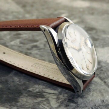 ROLEX ロレックス OYSTER DATE／オイスターデイト Ref.6494 赤黒カレンダー クサビインデックス 背面