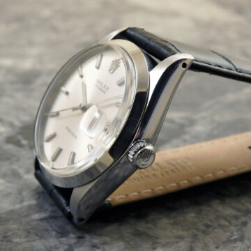 ROLEX／ロレックス Ref.6694 OYSTERDATE／オイスターデイト シルバーダイヤル 側面 リューズ