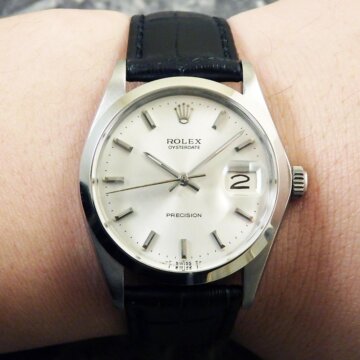 ROLEX／ロレックス Ref.6694 OYSTERDATE／オイスターデイト シルバーダイヤル 試着イメージ