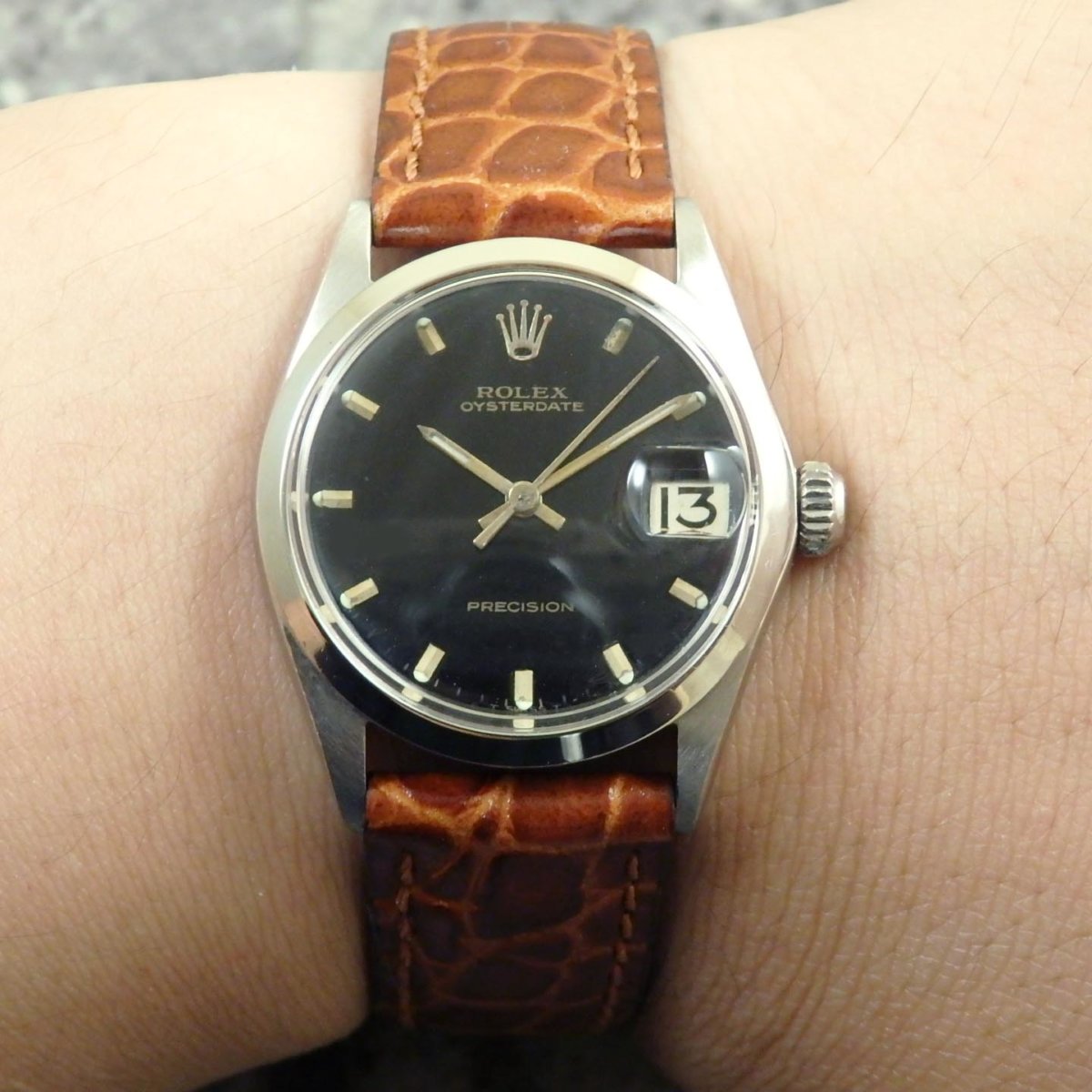 ROLEX・ロレックス OYSTERDATE/オイスターデイト Ref.6466 ボーイズ