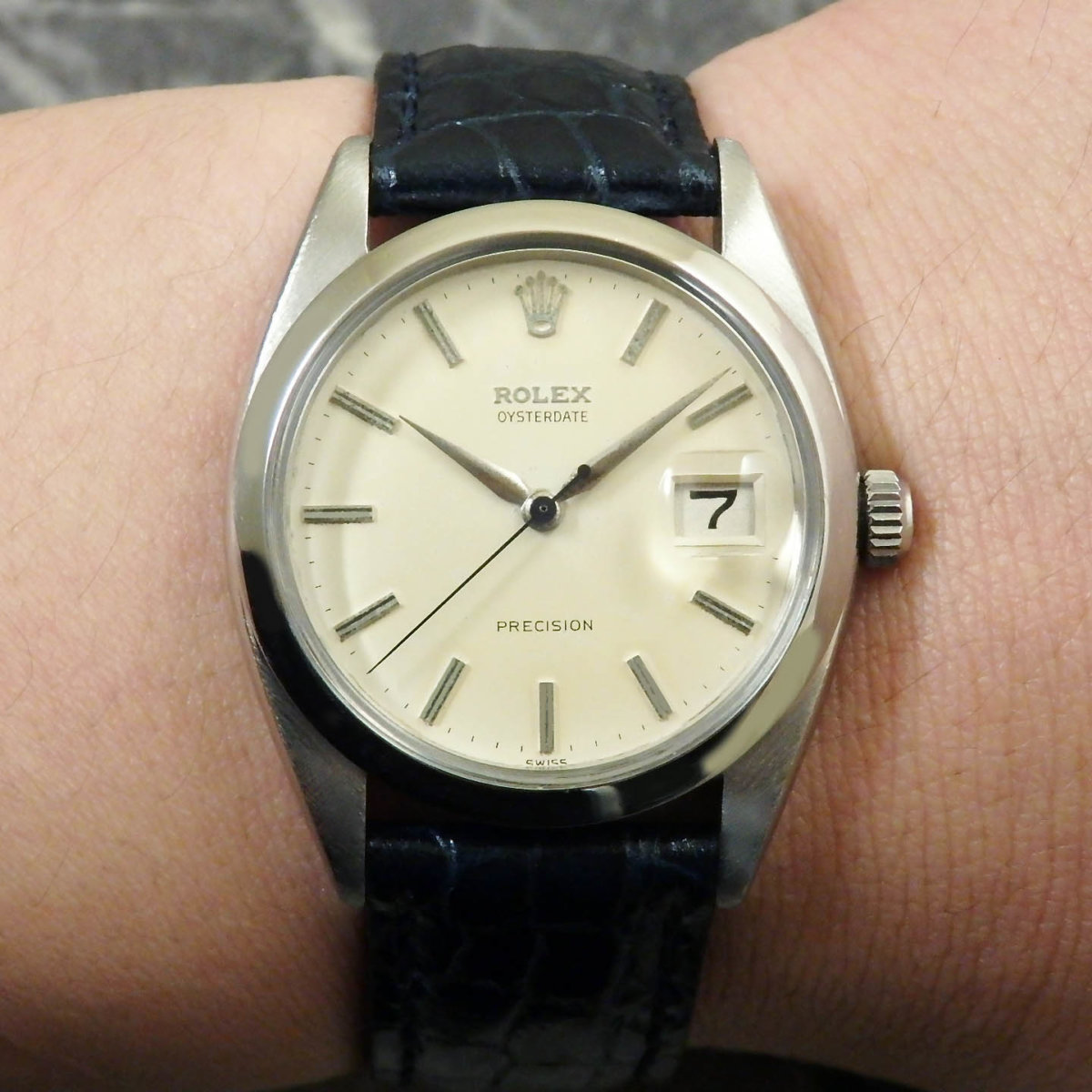 ロレックス OYSTER DATE オイスターデイト Ref.6694 アルファハンド