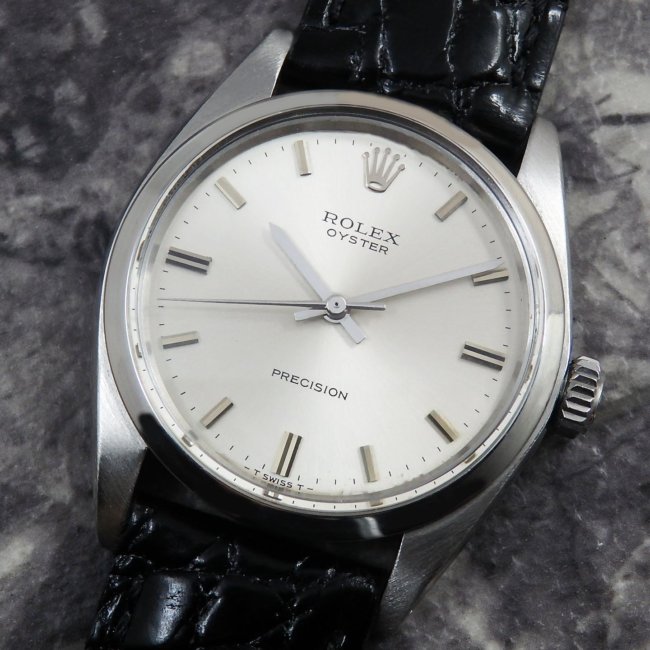 ロレックス OYSTER(オイスター)Ref.6426 シルバーダイヤル CAL.1225 アンティーク 1970年式 ヴィンテージ 腕時計