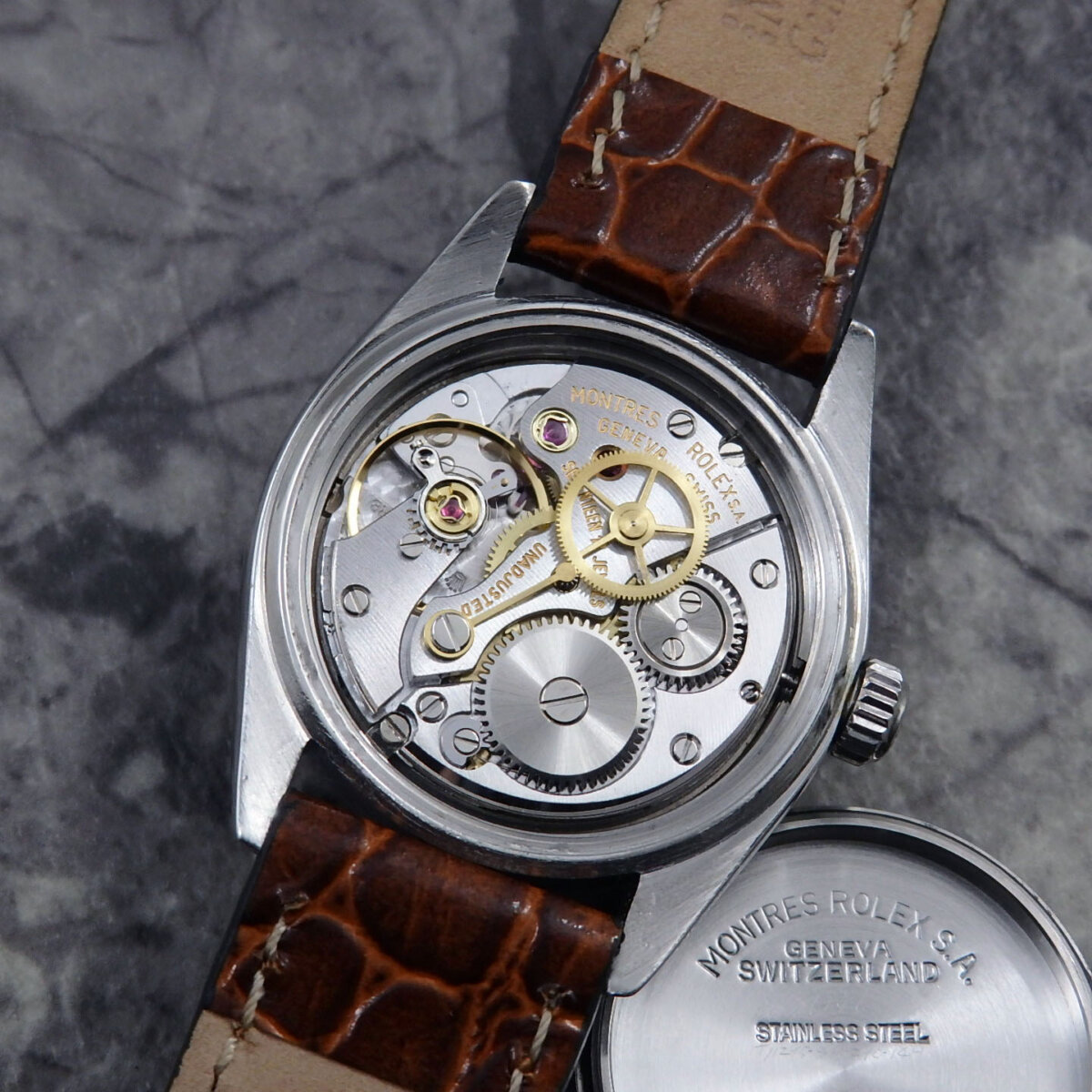 ROLEX オイスターデイト オリジナルシルバーダイヤル 6466