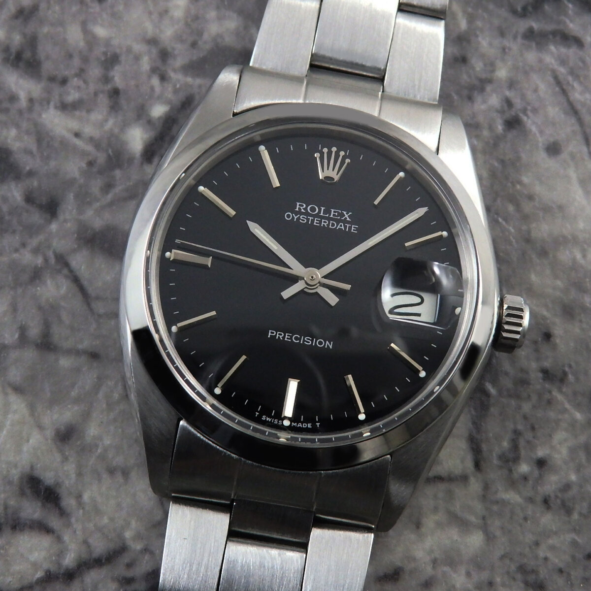 ROLEX オイスターデイト REF.6694 OYSTER DATE ブラック 手巻き