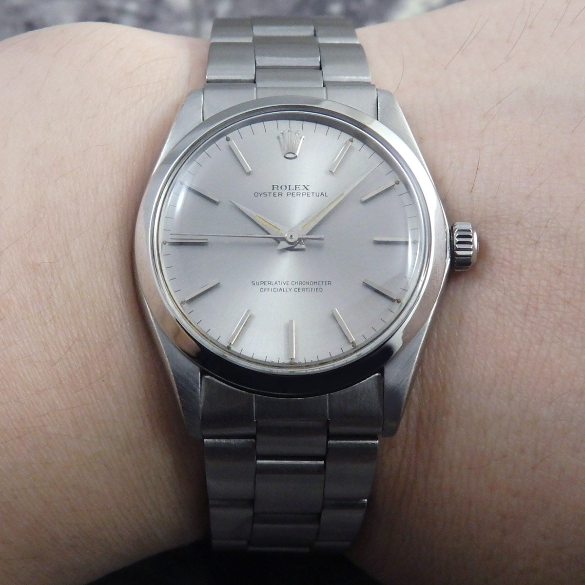 ロレックス OYSTER PERPETUAL オイスターパーペチュアル Ref.1002 自動巻き |  アンティーク時計の販売ならアンティークウォッチライフ