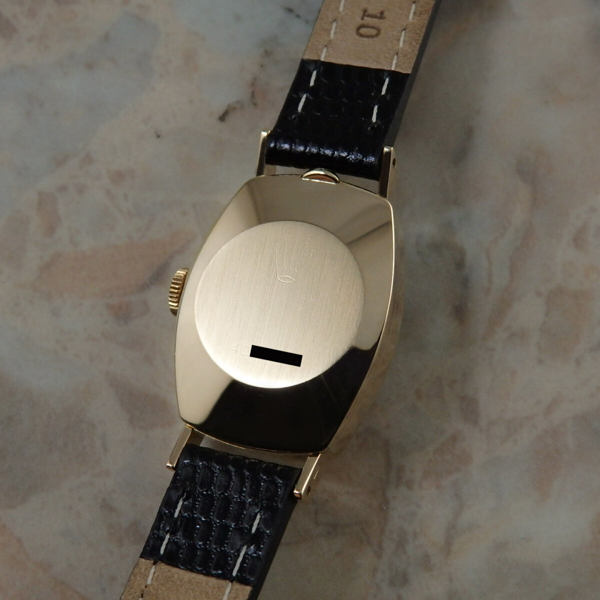 ロレックス 18金無垢 オリジナルダイアル レディース 希少 トノー