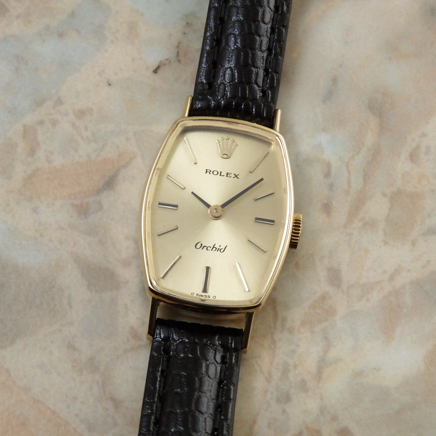 ロレックス 2674 オーキッド アンティーク 1974年製 腕時計 K18 