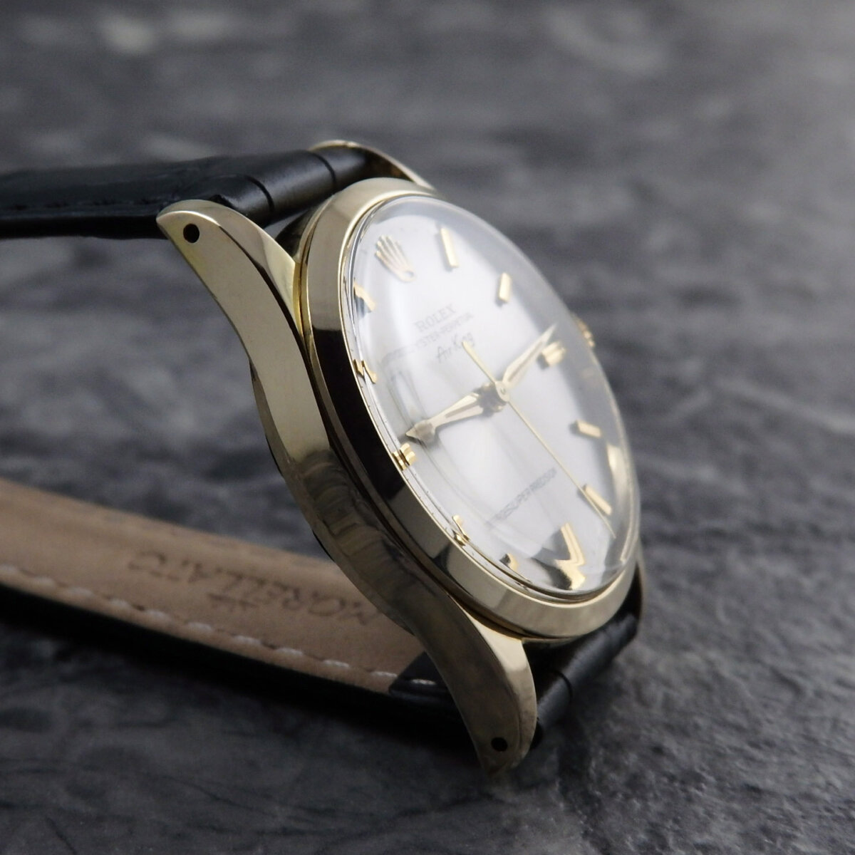 希少 ROLEX Ref.5506 エアキング ゴールド メンズ ビンテージ ROLEX Air-King Ref.5506 – TIMEANAGRAM