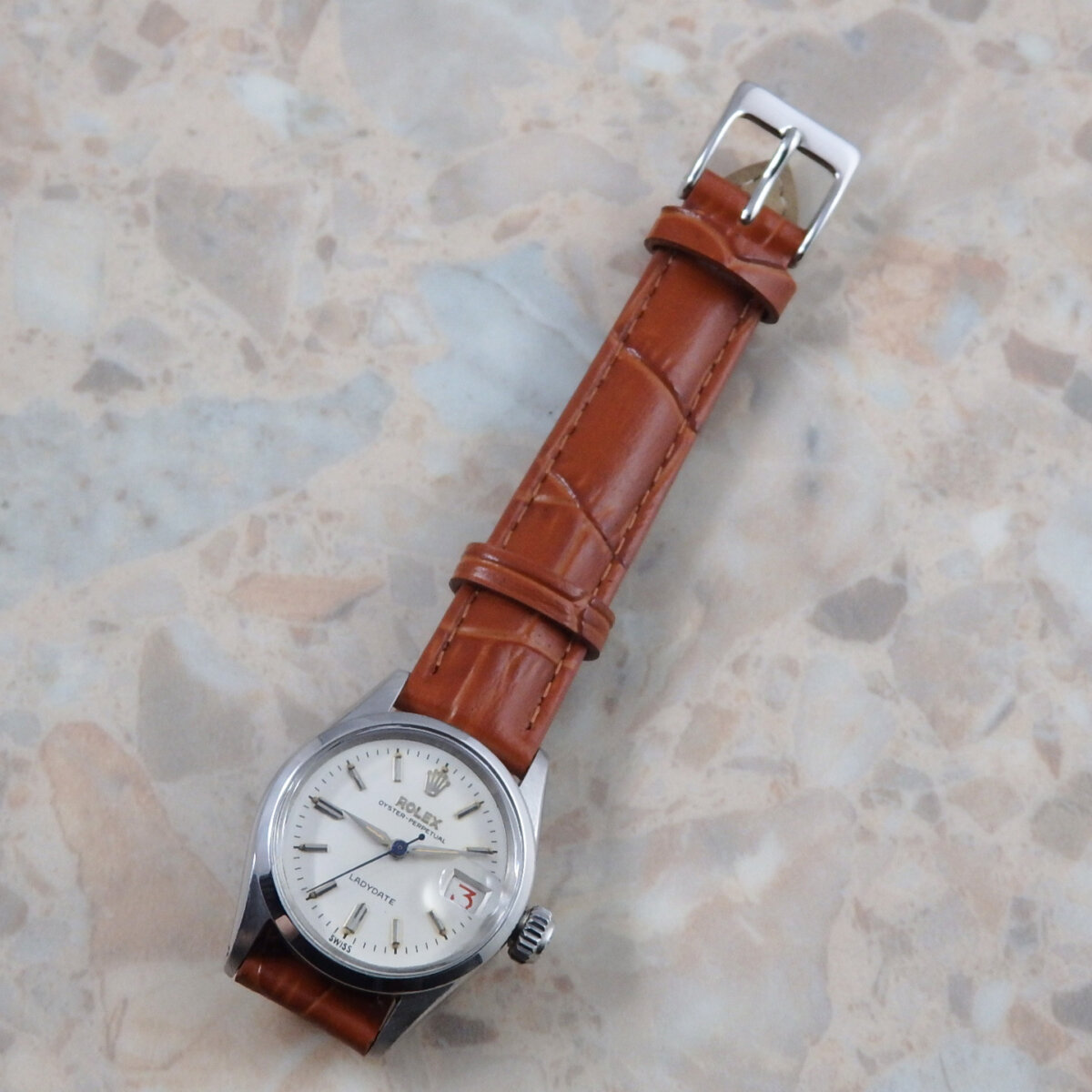 ロレックス ROLEX希少アンティーク・ オイスターデイト・赤カレンダー  