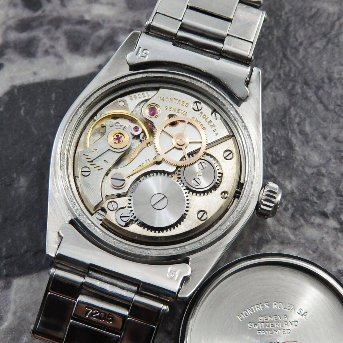 ロレックス オイスター スピードキング Ref.6430 ブラックミラー
