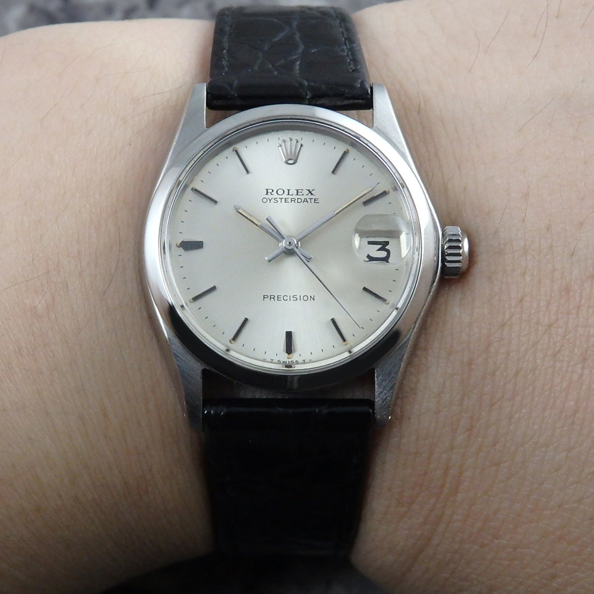 ロレックス OYSTER DATE オイスターデイト Ref.6466 ボーイズサイズ