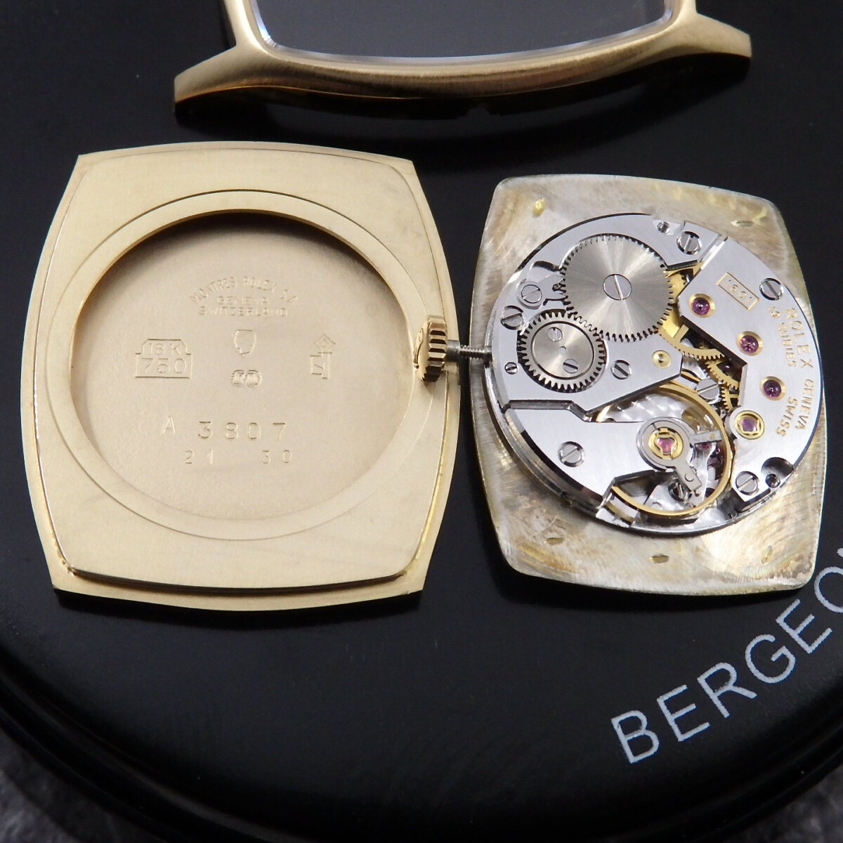 ロレックス チェリーニ Cellini 3807 トノー型ケース 18K YG