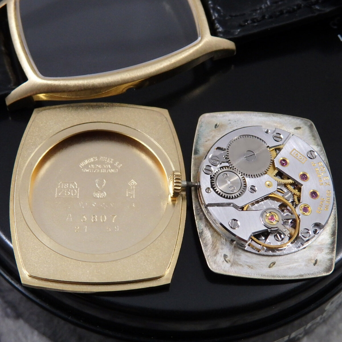 ロレックス チェリーニ Cellini 3807 トノー型ケース 18K YG