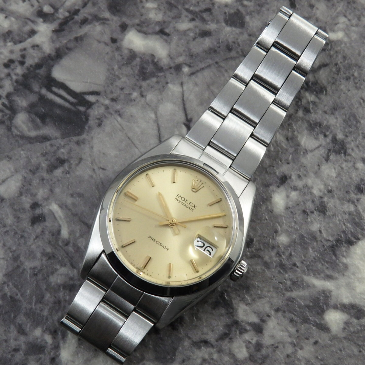 ROLEX オイスターデイト プレシジョン 6694 手巻 1973年 | アンティーク時計の販売ならアンティークウォッチライフ