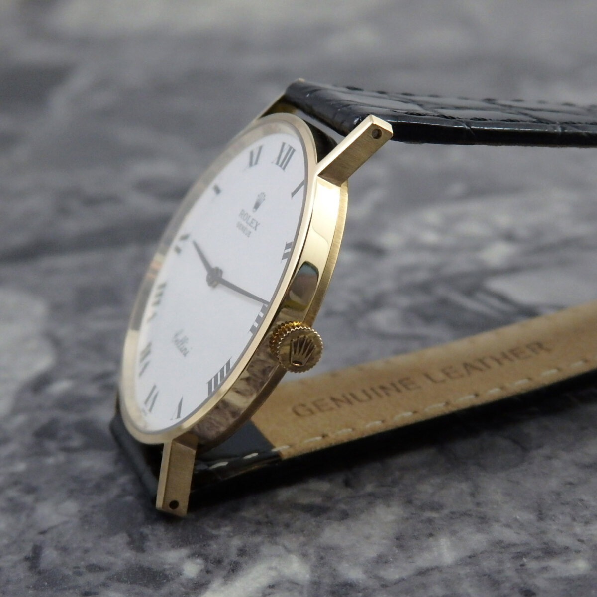 ロレックス ヴィンテージ チェリーニ 3833 希少 ローマンダイアル