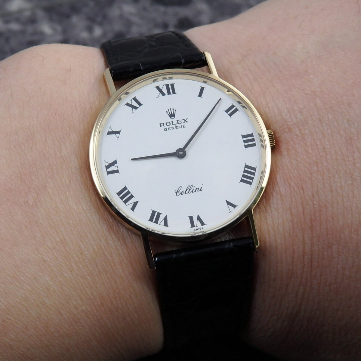 ロレックス ヴィンテージ チェリーニ 3833 希少 ローマンダイアル