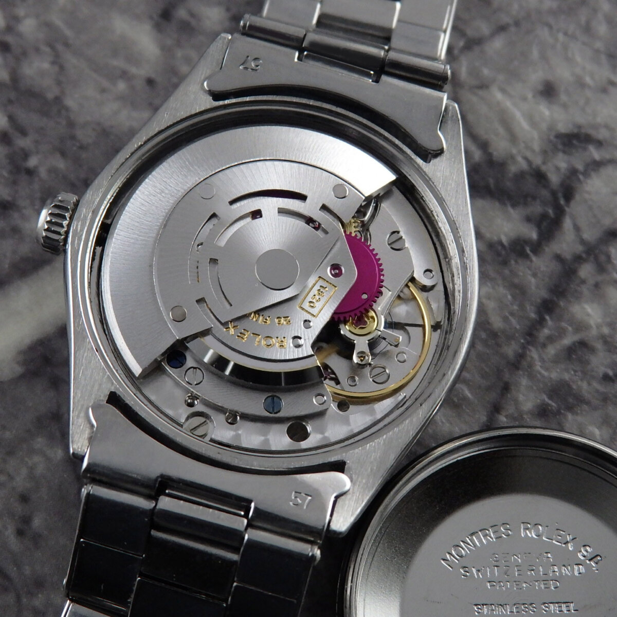 ロレックス エアキング オイスターパーペチュアル 5500 SILVER POWDER