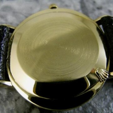 ロレックス 初期チェリーニ 18K金無垢 アンティーク オーバル型 3756 美品 側面 リューズ
