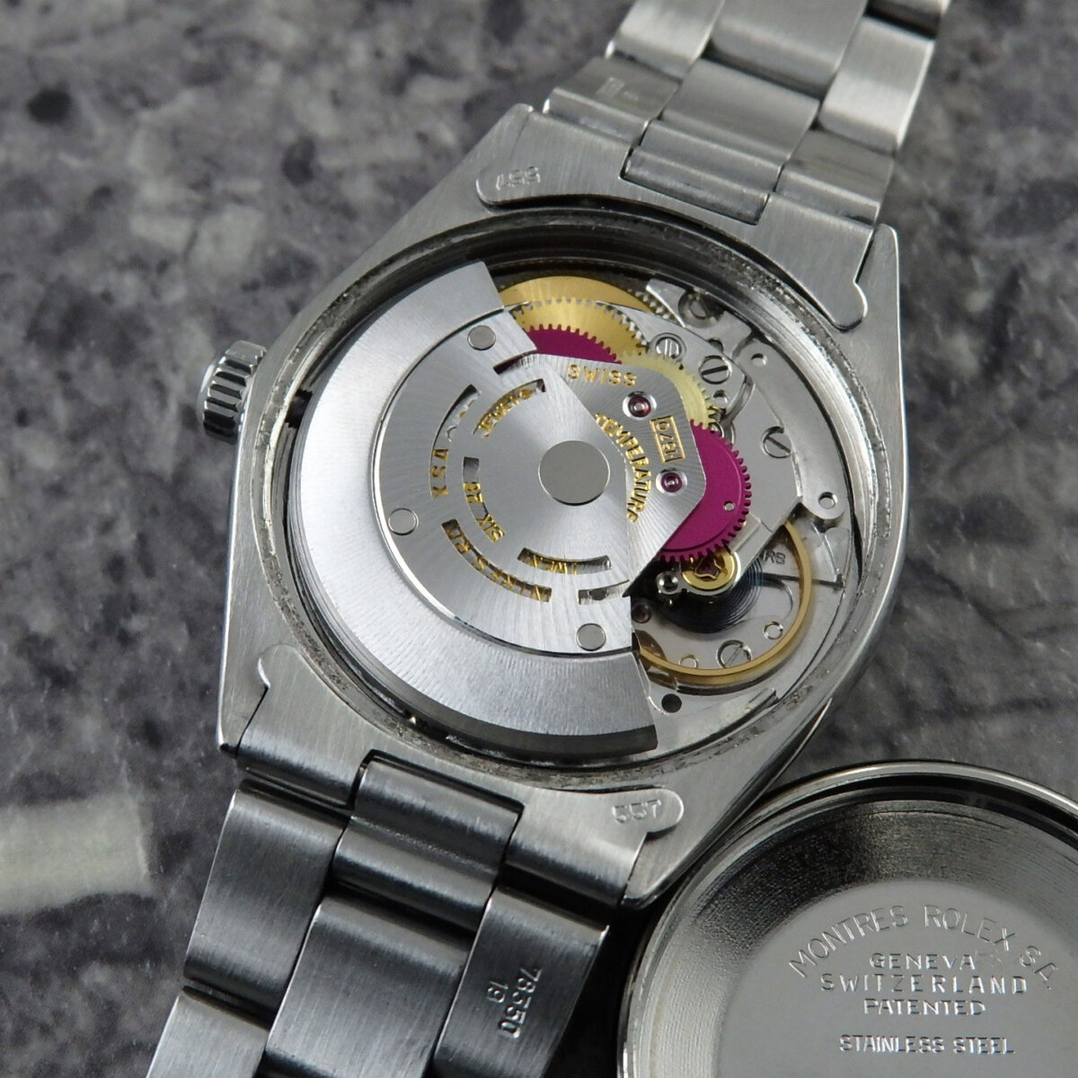 ロレックス オイスターパーペチュアル 希少 シグマ グレー