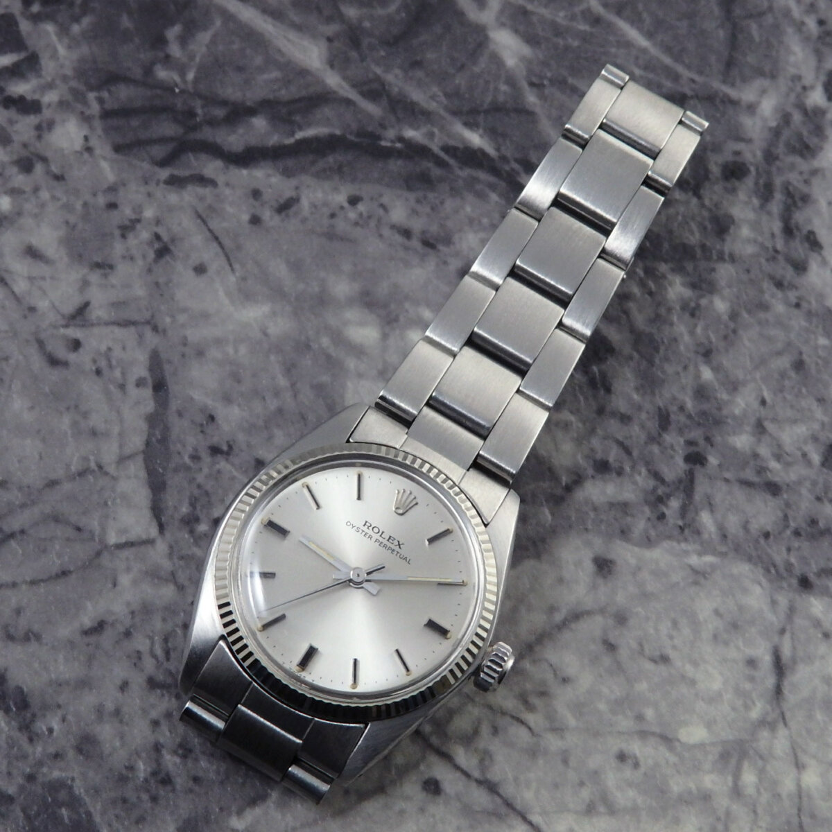 ROLEX オイスターパーペチュアル 6751 WGベゼル ボーイズ ブレス付